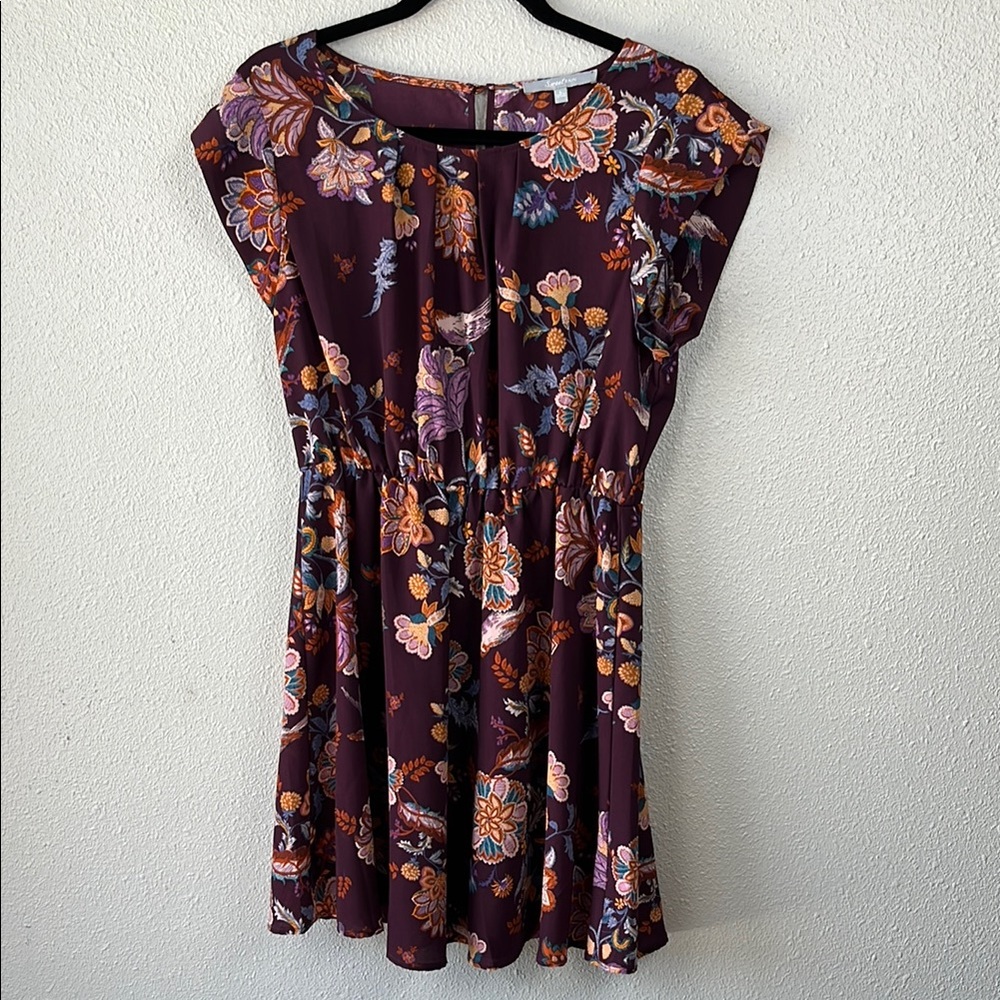 Sweet Rain Floral Dress Large
